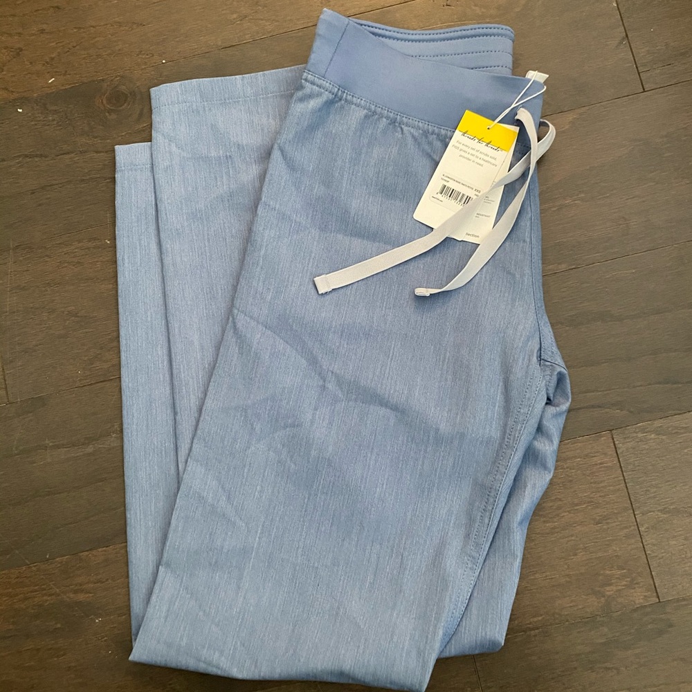 FIGS Heather Indigo Livingston Pants XXSP NWT!